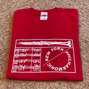 New York Philharmonic Music T-shirt (unisex M)